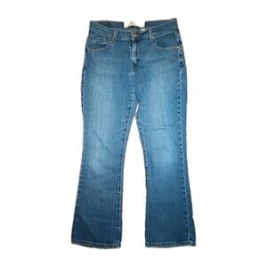 Levis 515 Nouveau Boot Cut Women's Jeans Size 6S Stretch Mid Rise Blue Denim